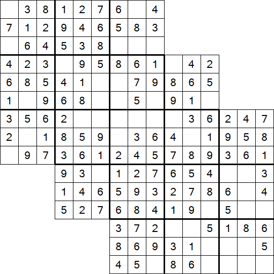 Tripledoku - Einfach