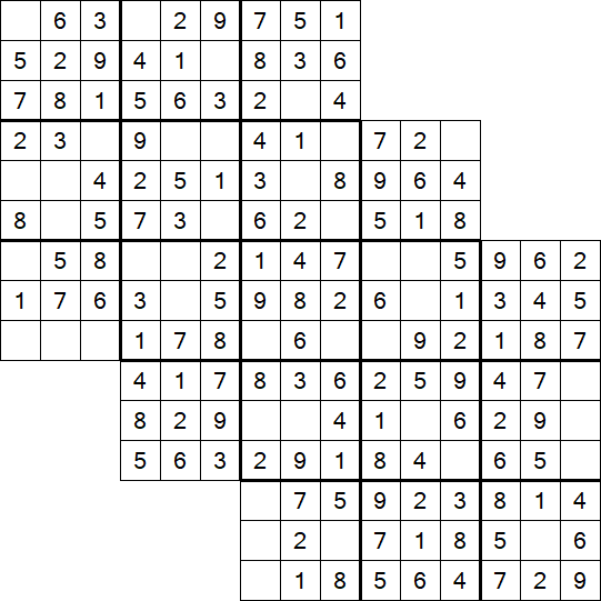 Tripledoku - Einfach