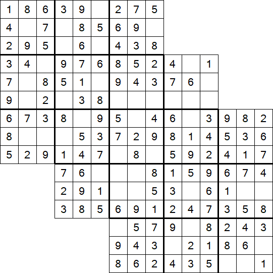 Tripledoku - Einfach