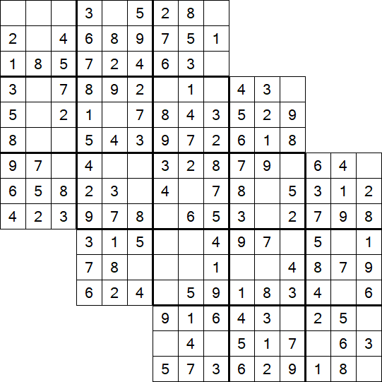 Tripledoku - Einfach