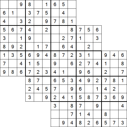 Tripledoku - Einfach