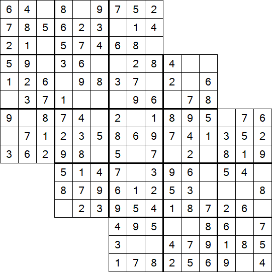 Tripledoku - Einfach