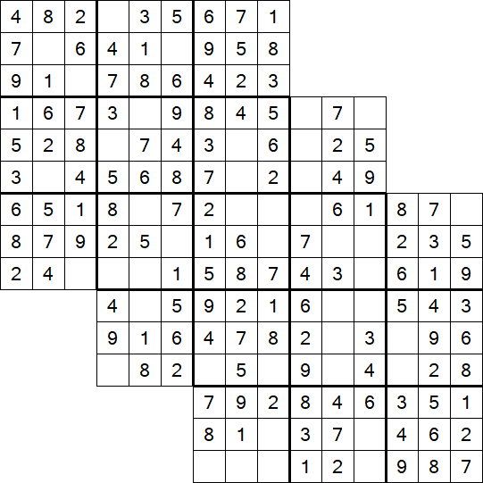 Tripledoku - Einfach