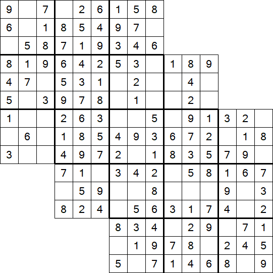 Tripledoku - Einfach