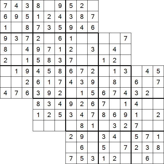 Tripledoku - Einfach