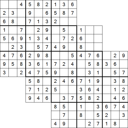 Tripledoku - Einfach