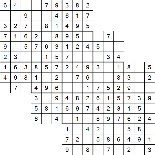 Tripledoku - Einfach