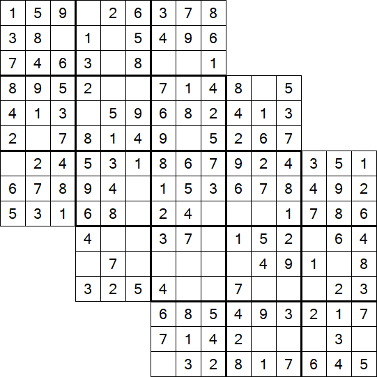 Tripledoku - Einfach