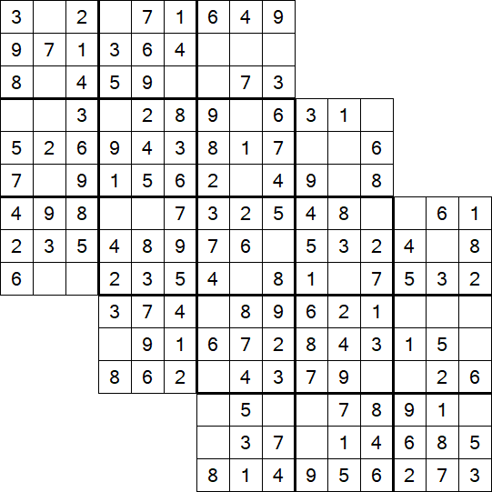 Tripledoku - Einfach