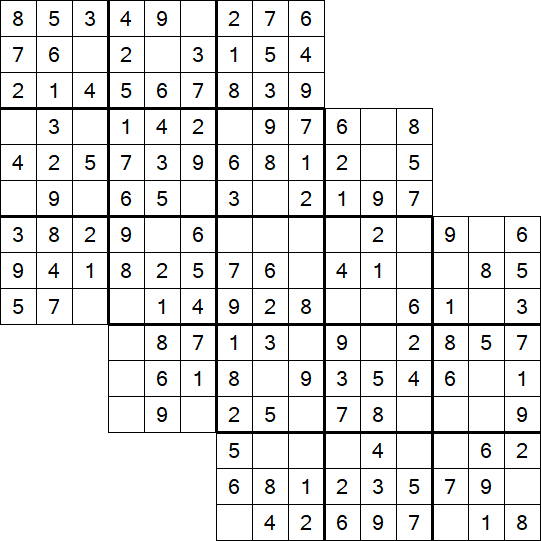 Tripledoku - Einfach