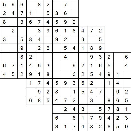 Tripledoku - Einfach