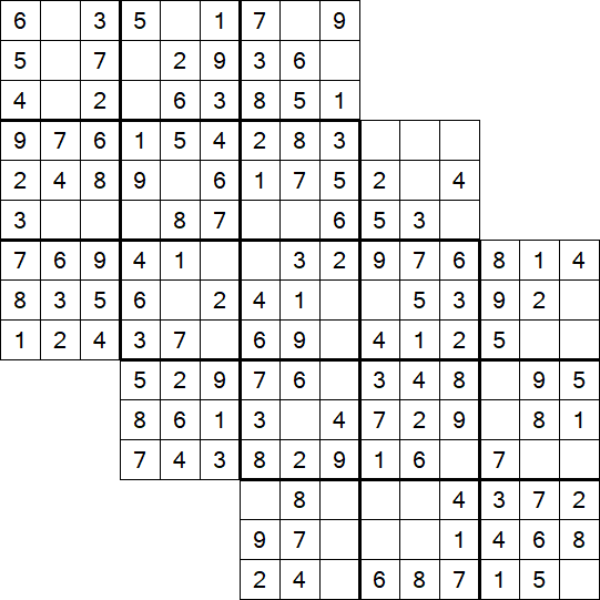 Tripledoku - Einfach