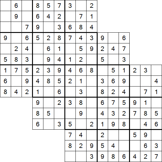 Tripledoku - Einfach