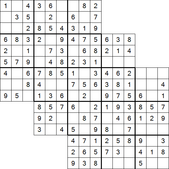 Tripledoku - Einfach