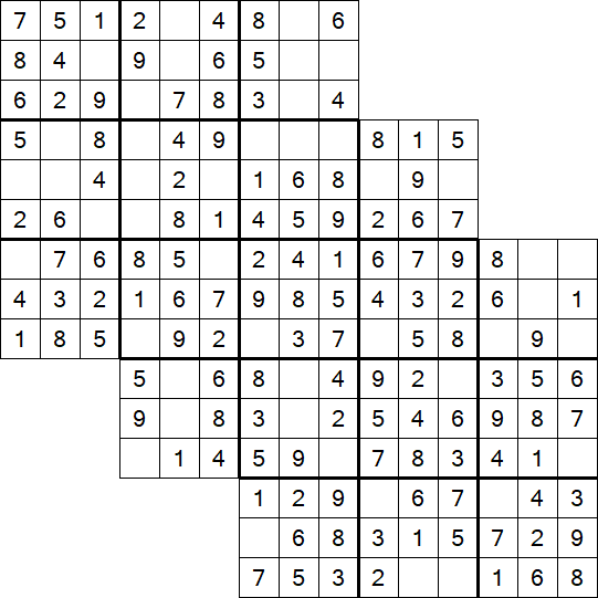 Tripledoku - Einfach