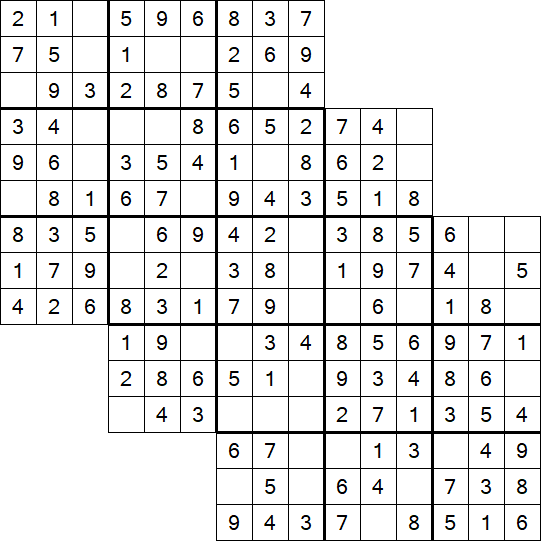 Tripledoku - Einfach