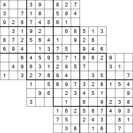 Tripledoku - Einfach