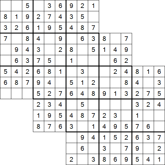 Tripledoku - Einfach