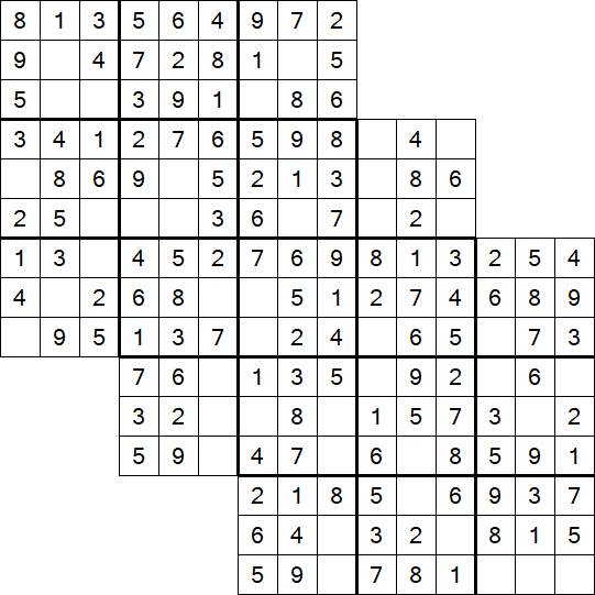 Tripledoku - Einfach