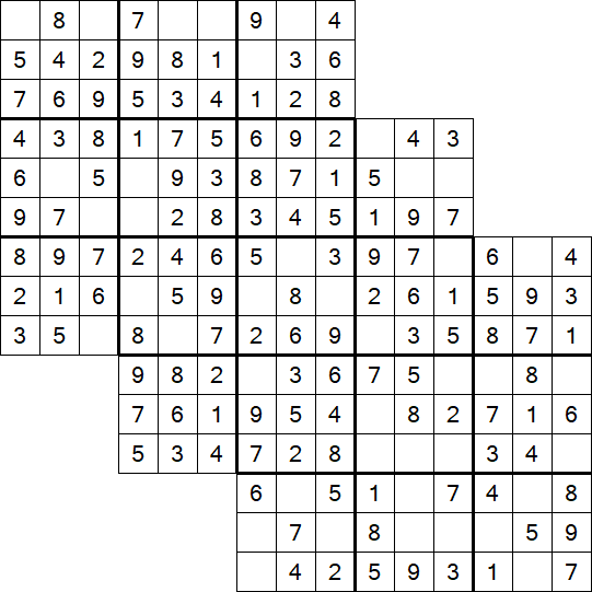 Tripledoku - Einfach