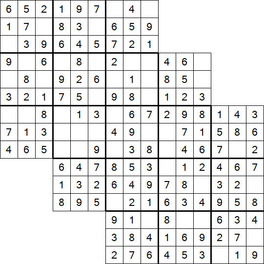 Tripledoku - Einfach