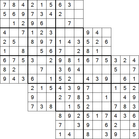 Tripledoku - Einfach