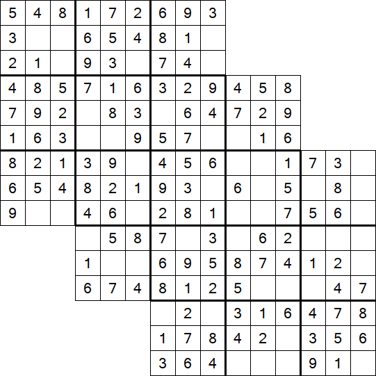 Tripledoku - Einfach