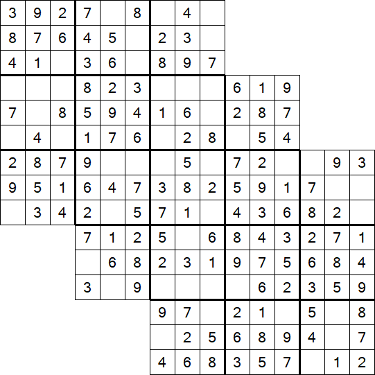 Tripledoku - Einfach