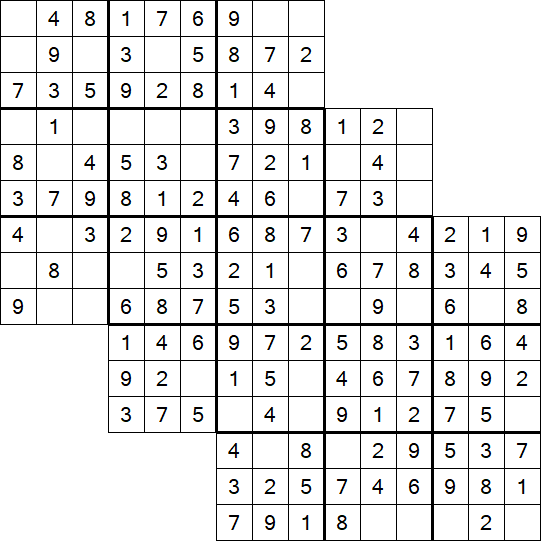 Tripledoku - Einfach