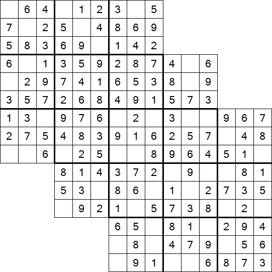 Tripledoku - Einfach