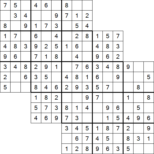 Tripledoku - Einfach