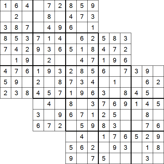 Tripledoku - Einfach