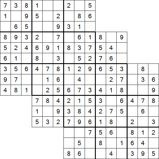 Tripledoku - Einfach