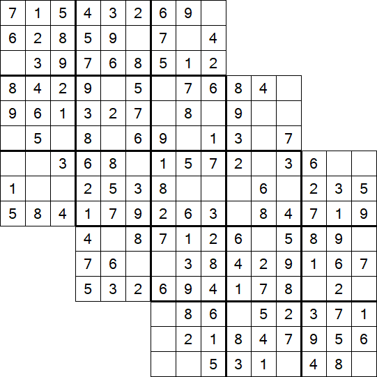 Tripledoku - Einfach