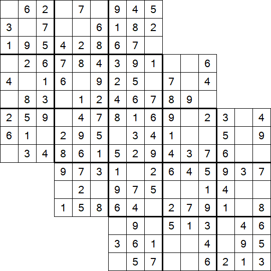 Tripledoku - Einfach