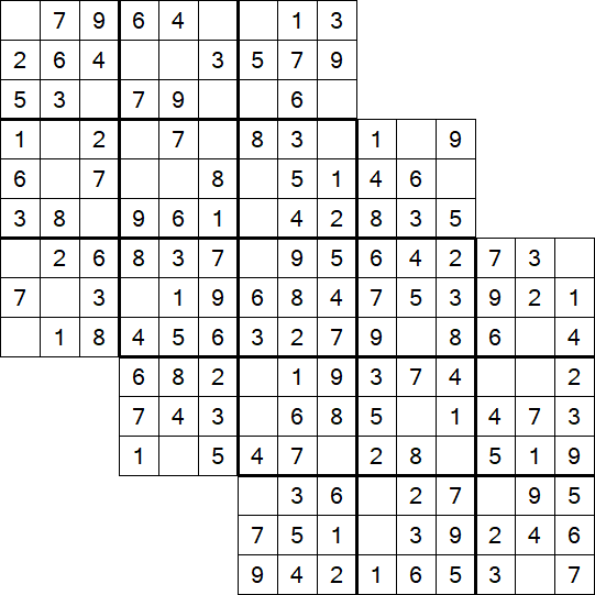 Tripledoku - Einfach