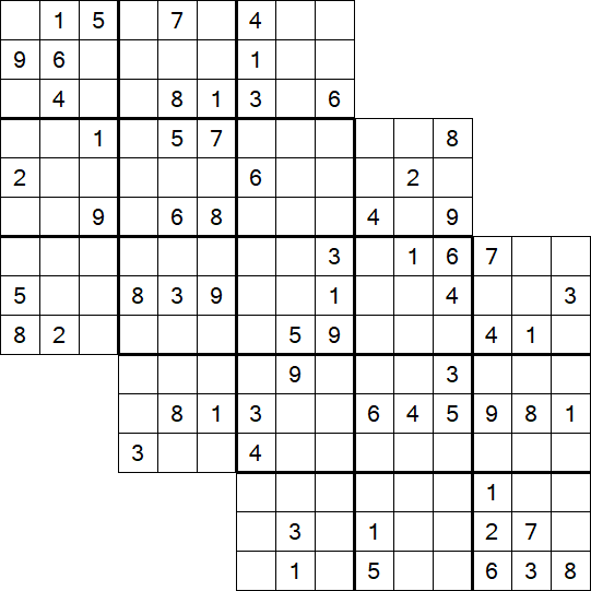 Tripledoku - Difficile