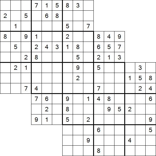 Tripledoku - Schwierig