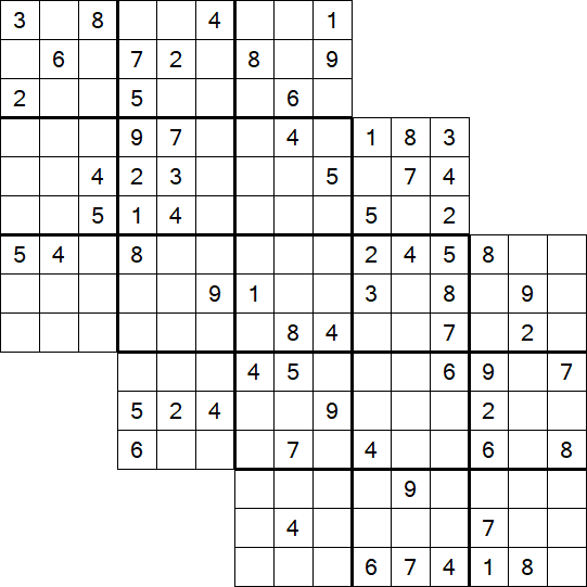 Tripledoku - Schwierig