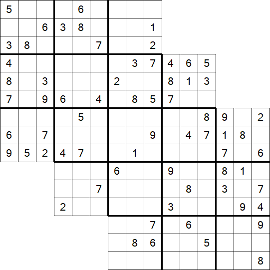 Tripledoku - Schwierig