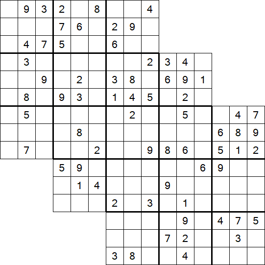 Tripledoku - Schwierig