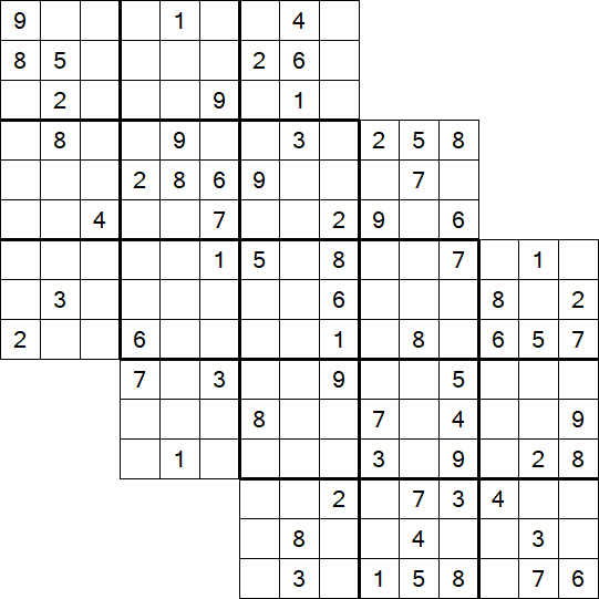 Tripledoku - Schwierig