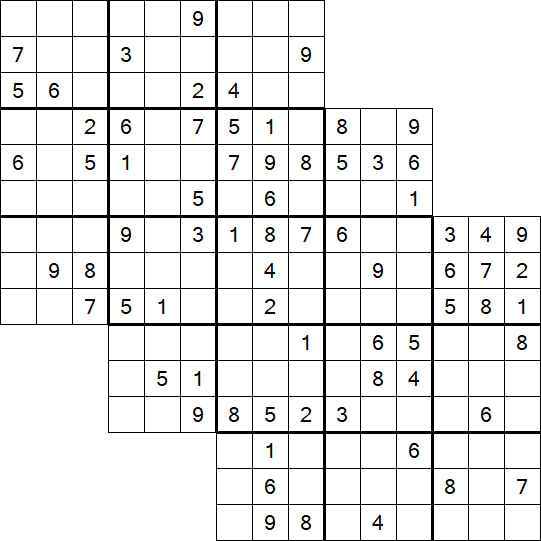 Tripledoku - Schwierig