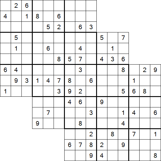 Tripledoku - Schwierig