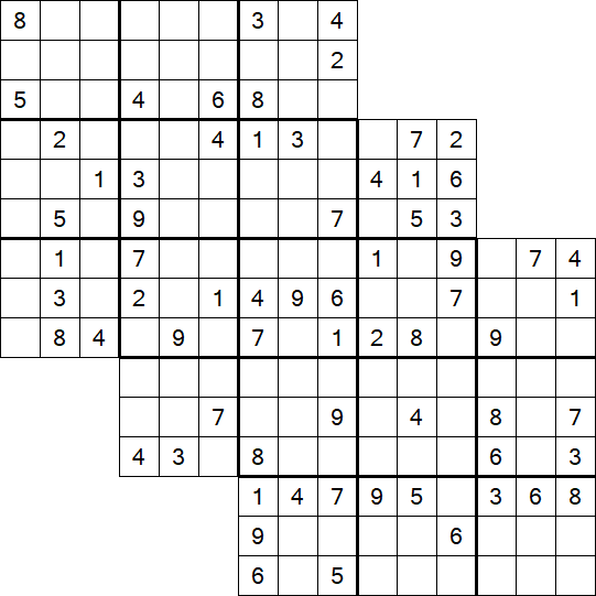 Tripledoku - Difficile