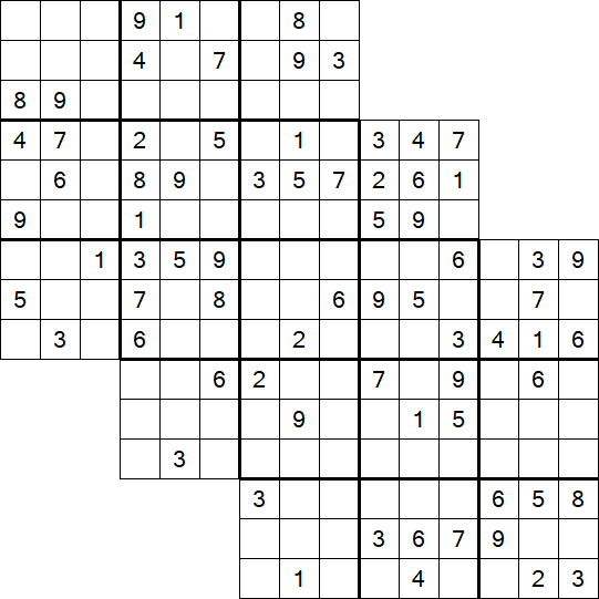 Tripledoku - Schwierig