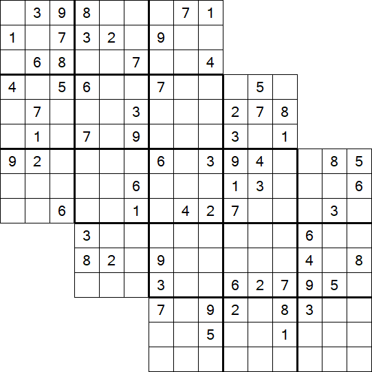 Tripledoku - Difficile