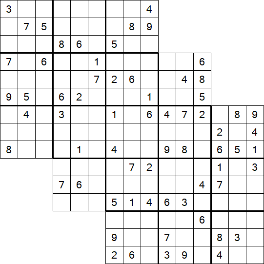 Tripledoku - Difficile