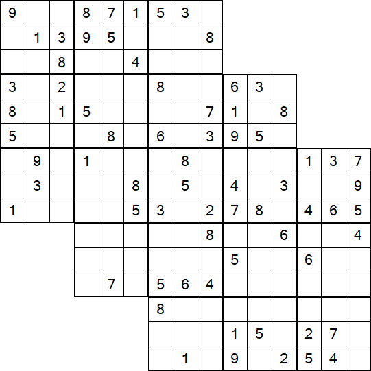 Tripledoku - Difficile