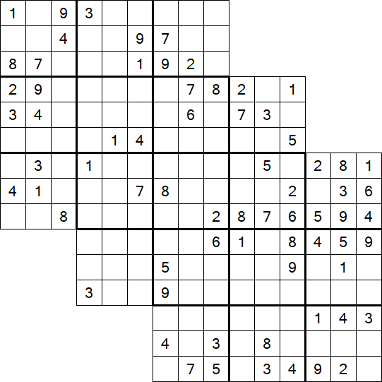 Tripledoku - Difficile